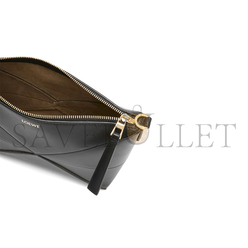 L0ew* puzzle fold leather shoulder bag (23*15*6cm)